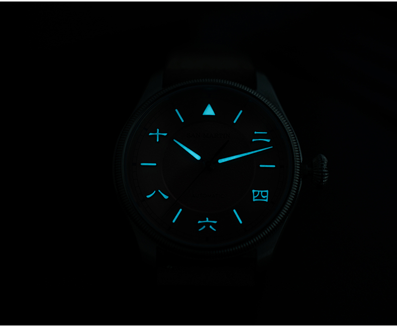 San Martin Men Automatic Watch - Leather Strap Quick Release recensie en prijs