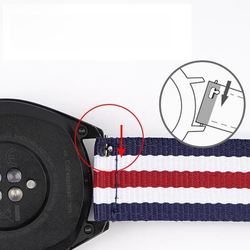 Nylon Watch Strap 20mm 22mm Qu - Rubber Strap Diver recensie en prijs