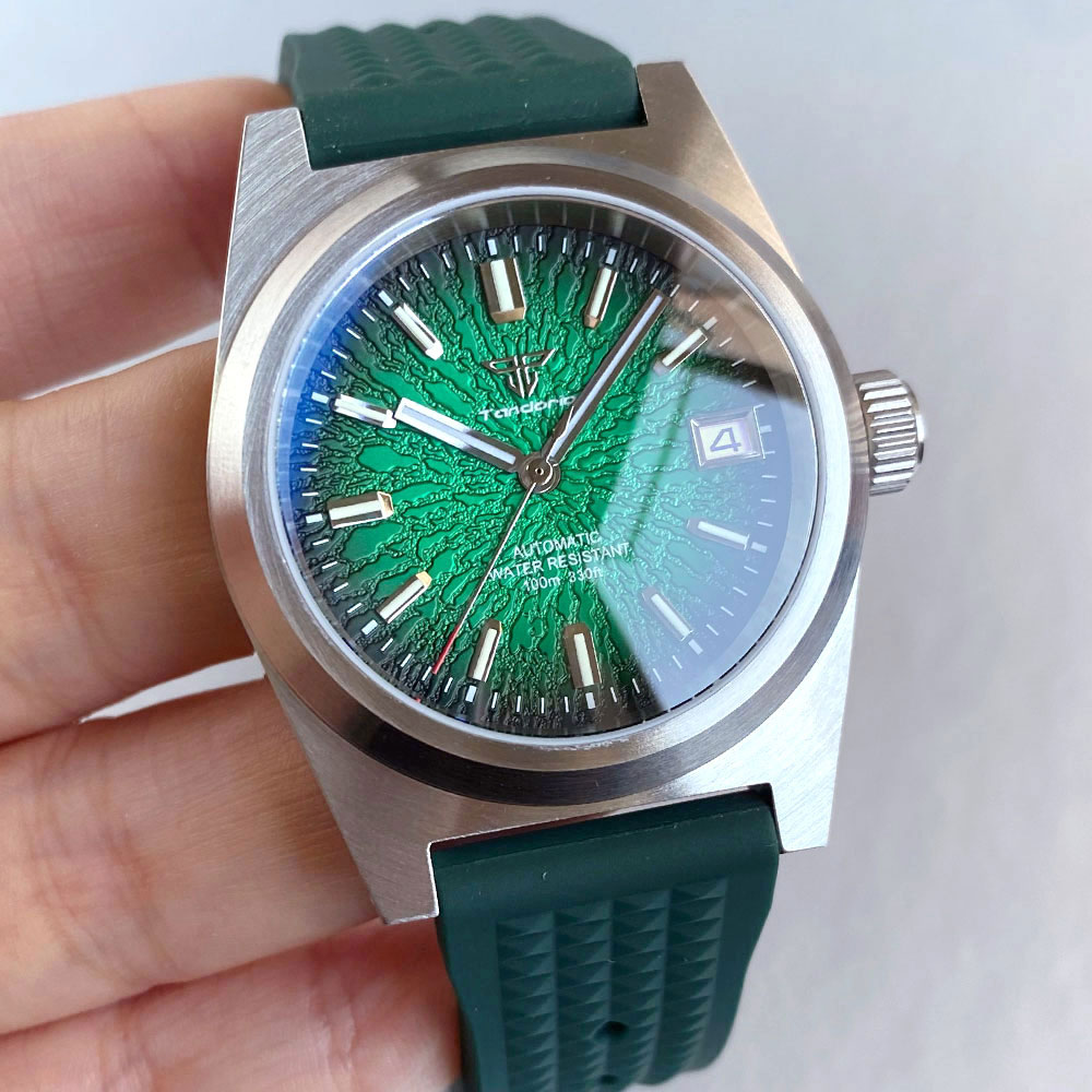New 38mm Mechanical Watch Men  - Rubber Strap Diver recensie en prijs