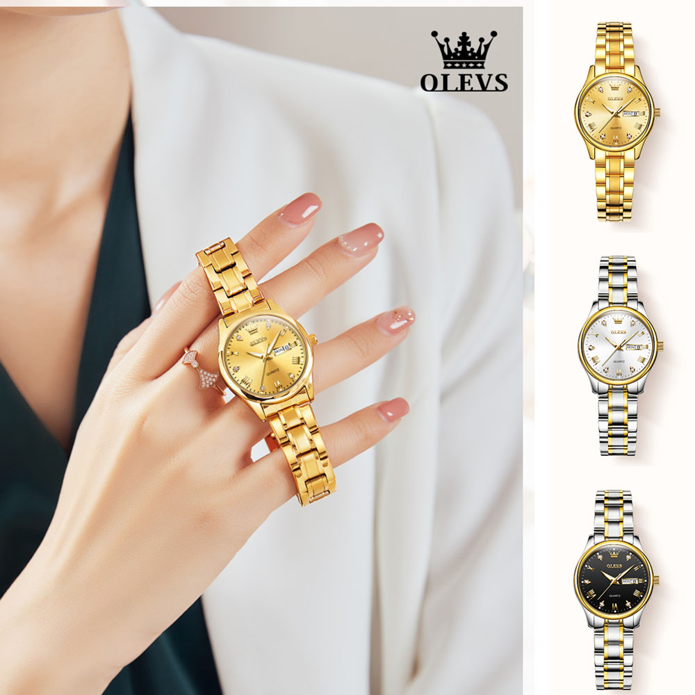 OLEVS 5563 New Fashion Women Q - Stainless Bracelet Diver recensie en prijs