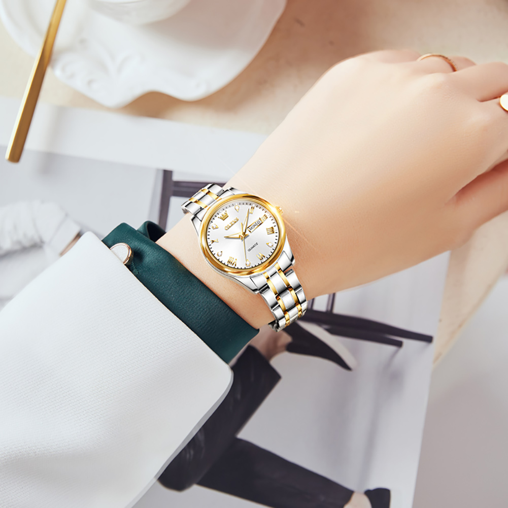 OLEVS 5563 New Fashion Women Q - Stainless Bracelet Diver recensie en prijs