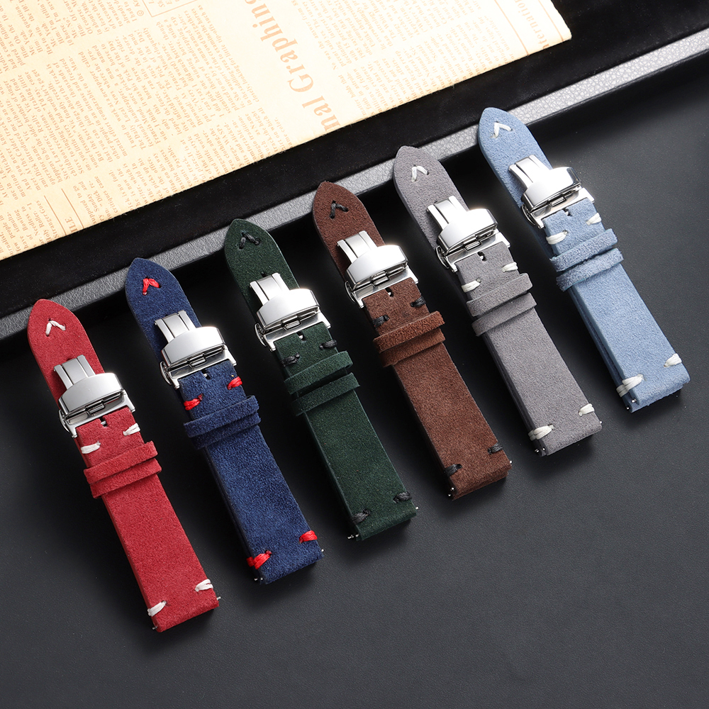 Suede Leather Watch Strap 18mm - Suede Strap Watch recensie en prijs