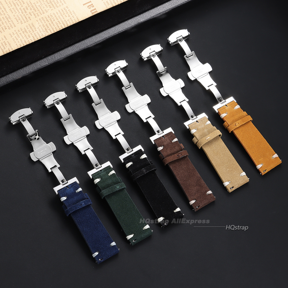 Suede Leather Watch Strap 18mm - Suede Strap Watch recensie en prijs
