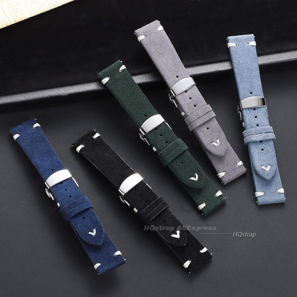 Suede Leather Watch Strap 18mm - Suede Strap Watch recensie en prijs