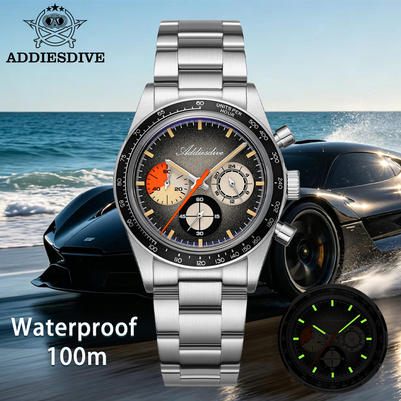 ADDIESDIVE 2026 NEW Chronograp - Tropic Strap Vintage recensie en prijs