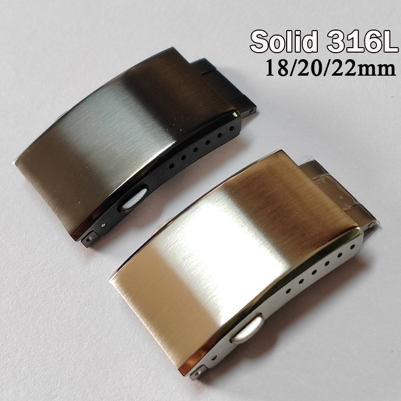 18mm 20mm 22mm Solid 316L Stai - Butterfly Clasp Deployant recensie en prijs