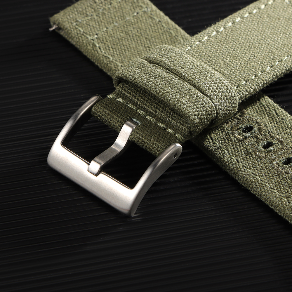 Nylon Woven Canvas Watch Band  - Perlon Strap Woven recensie en prijs