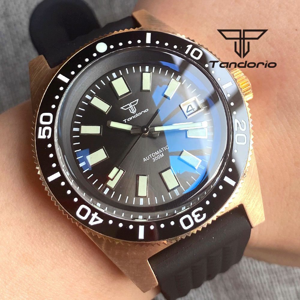 Tandorio 62 MAS CUSN8 Solid Br - Rubber Strap Diver recensie en prijs
