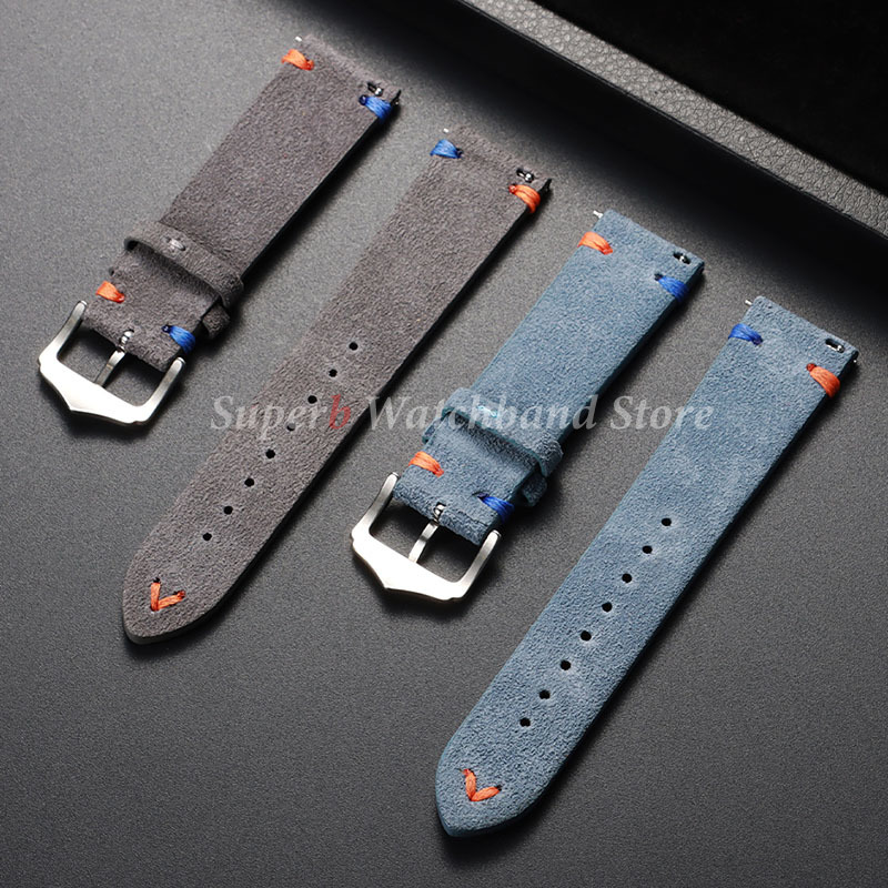 Suede Leather Watch Strap 18mm - Suede Strap Watch recensie en prijs