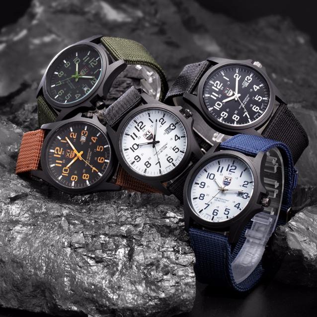 Men'S Quartz Watch Student Sim - Tropic Strap Vintage recensie en prijs