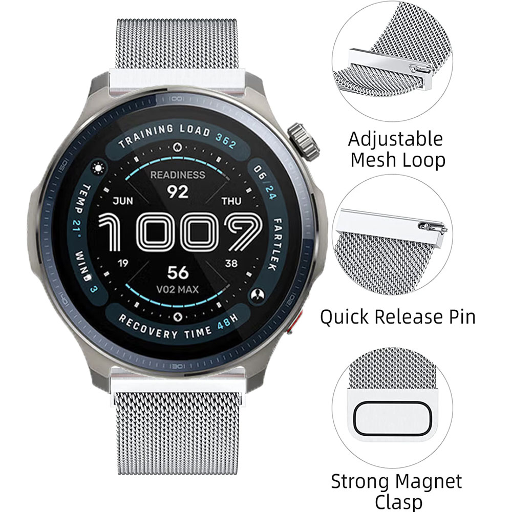 20mm 22mm Milanese Loop Strap  - Milanese Loop Magnetic recensie en prijs