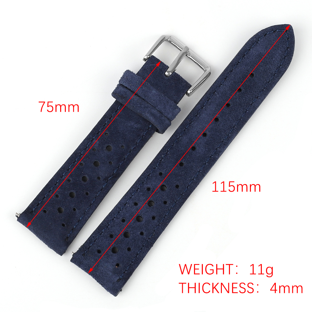 Suede Leather Watch Band 18mm  - Suede Strap Watch recensie en prijs