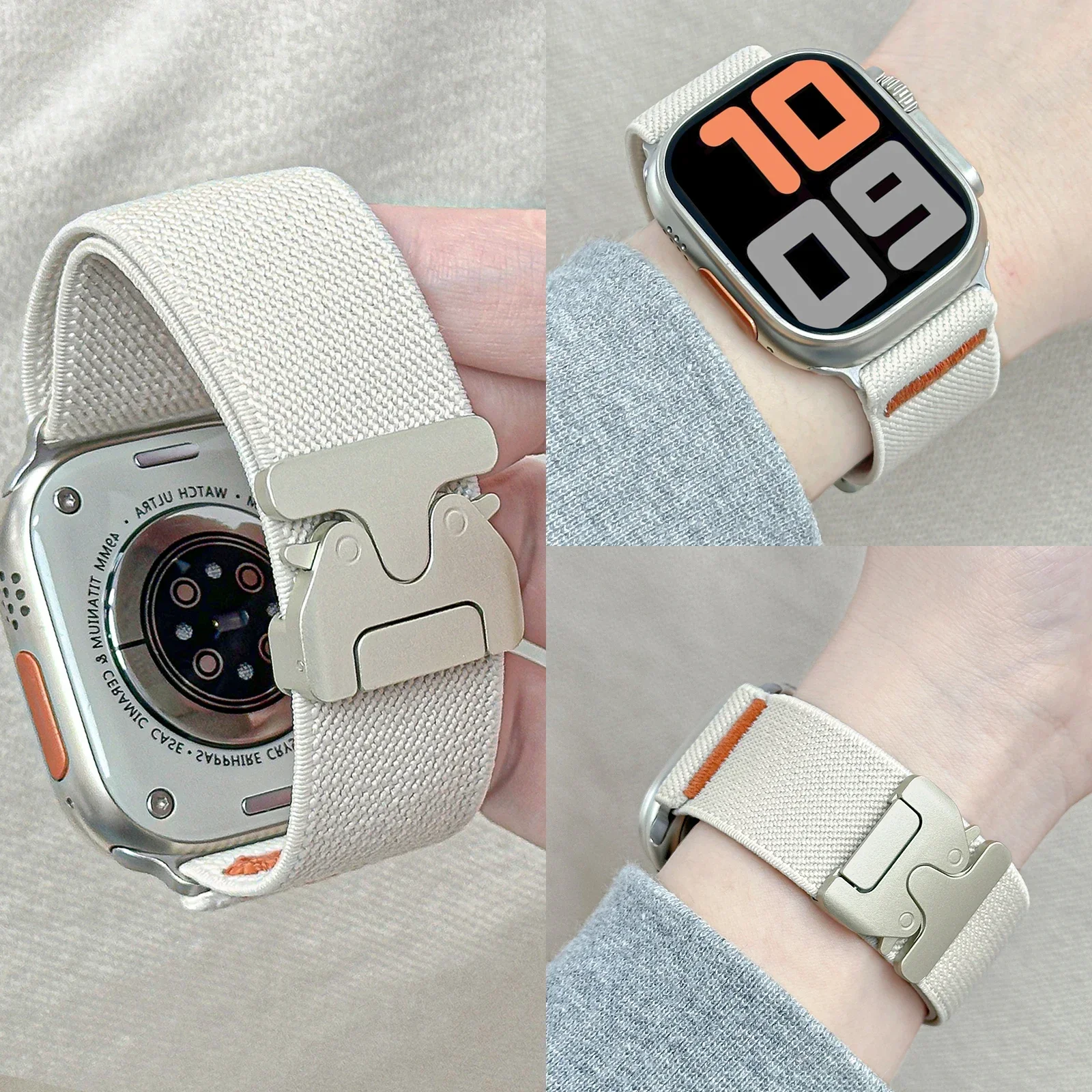 Nylon Strap for Apple Watch ba - Parachute Strap Elastic recensie en prijs