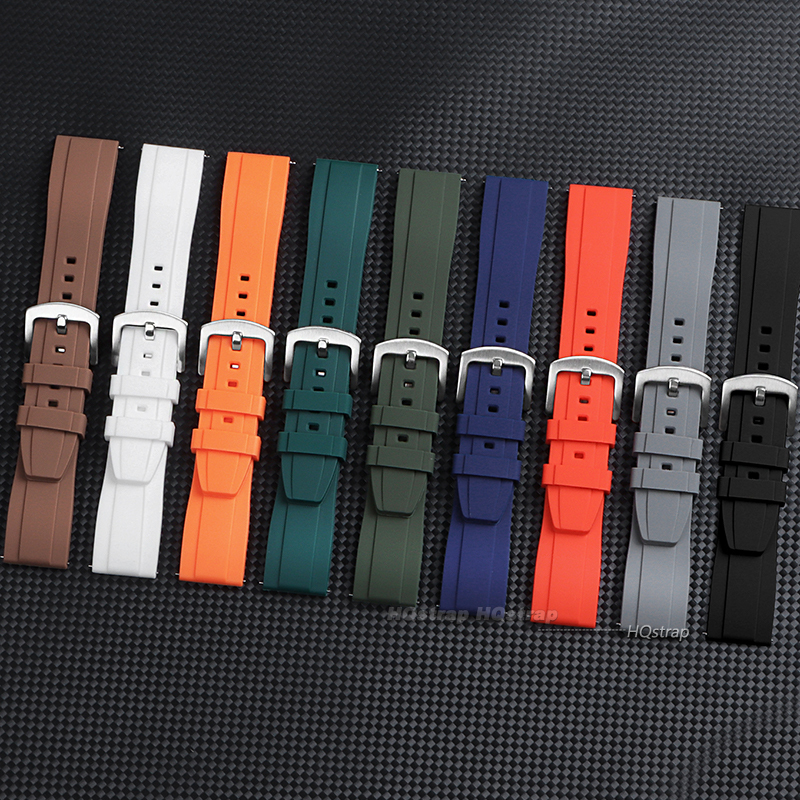 Premium Silicone Watch Band Qu - Rubber Strap Diver recensie en prijs