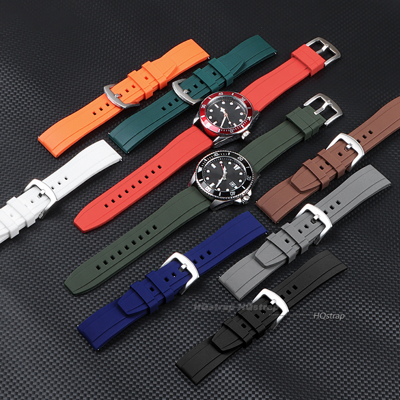 Premium Silicone Watch Band Qu - Rubber Strap Diver recensie en prijs
