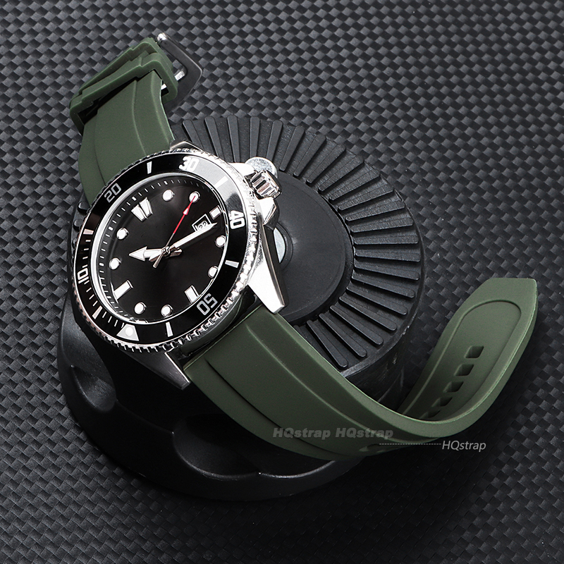 Premium Silicone Watch Band Qu - Rubber Strap Diver recensie en prijs