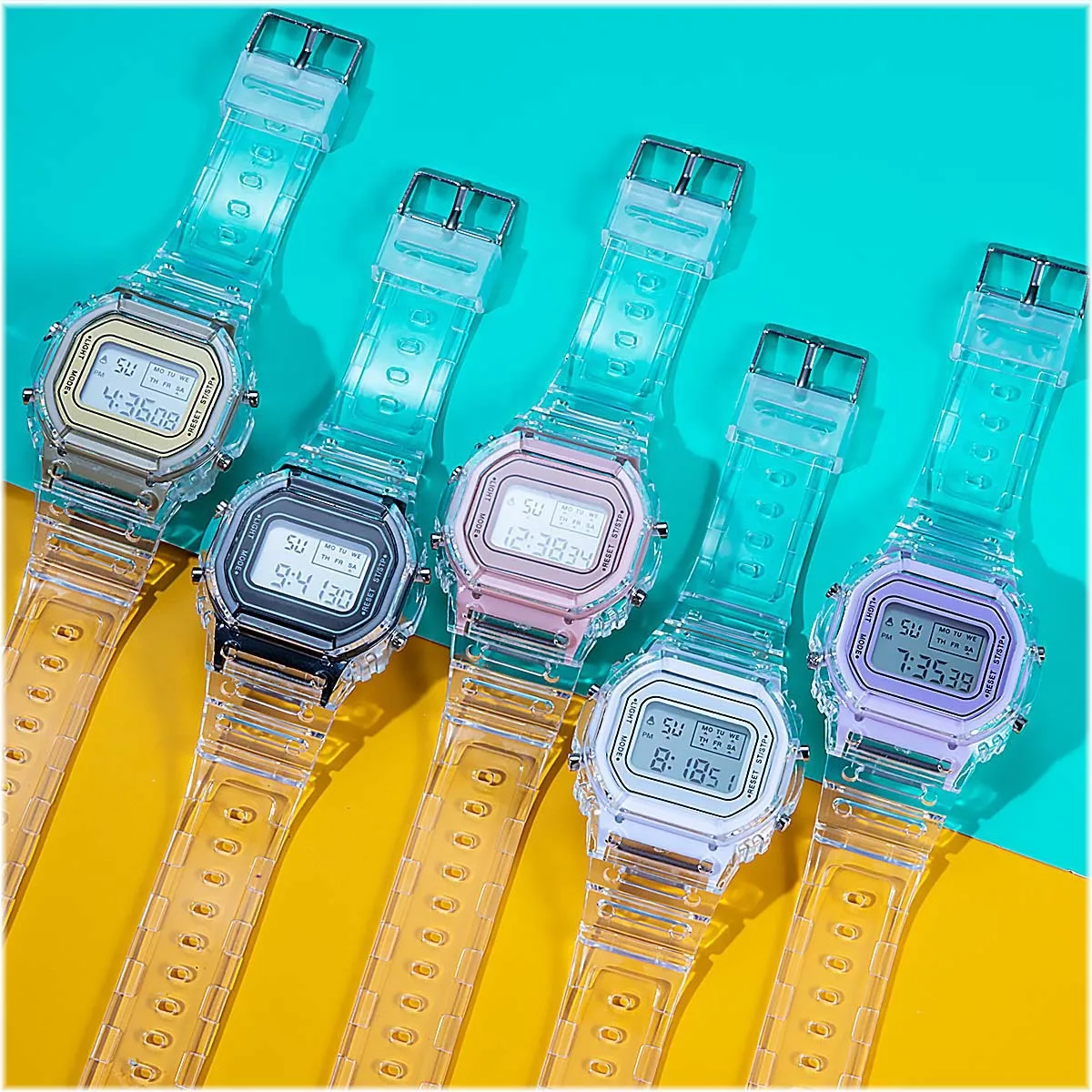 PCV/F91W Steel Strap Watch LED - Tropic Strap Vintage recensie en prijs