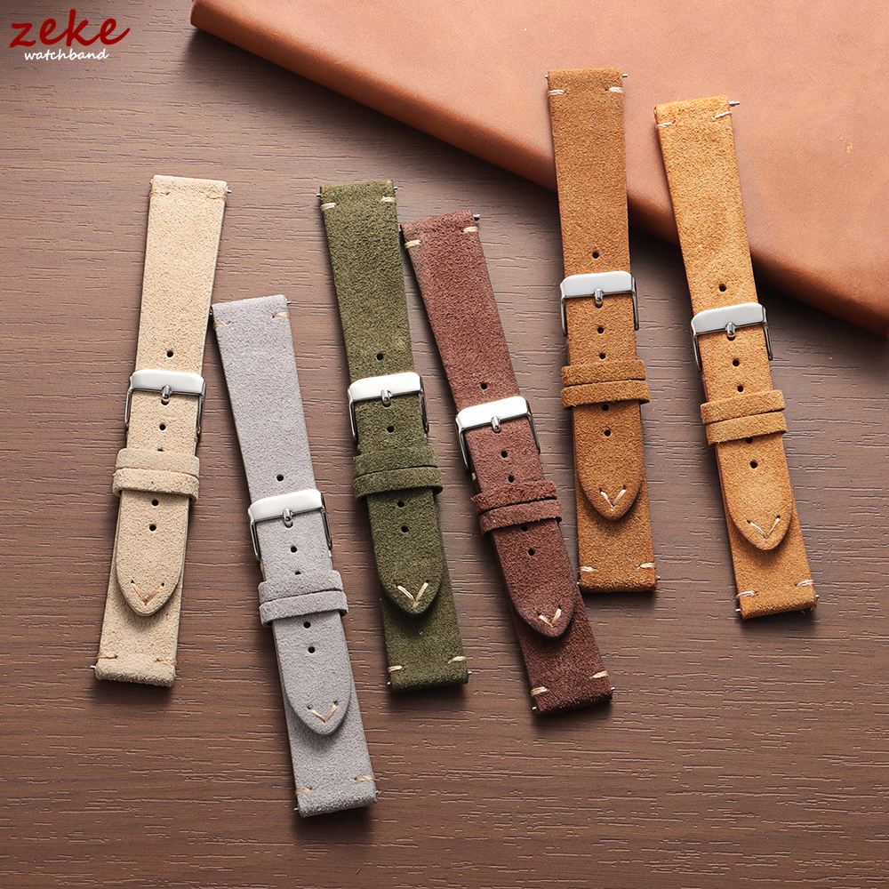 Vintage Soft Suede Leather Str - Suede Strap Watch recensie en prijs