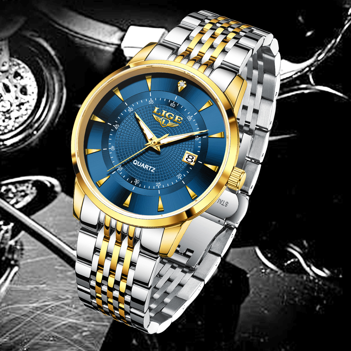 LIGE New 2025 Luxury Man Watch - Stainless Bracelet Diver recensie en prijs