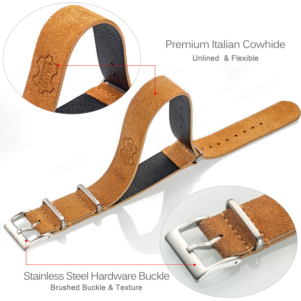 HEMSUT Genuine Leather Watch B - Tropic Strap Vintage recensie en prijs