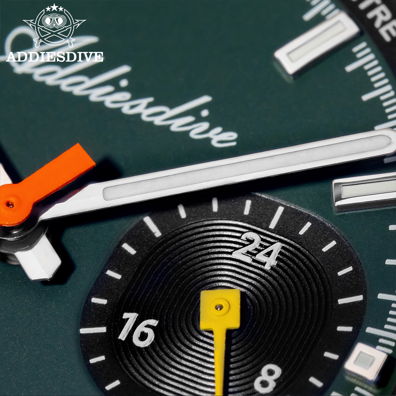 ADDIESDIVE Chronograph VK64 Wa - Rubber Strap Diver recensie en prijs