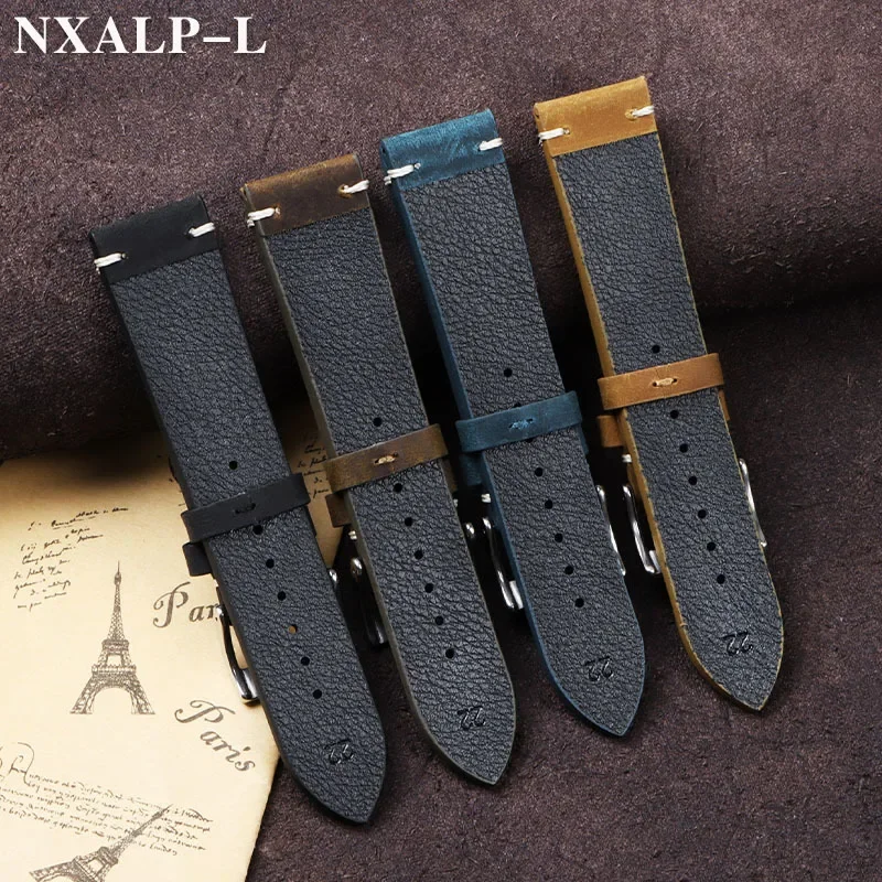 Vintage Oil Wax Leather Watch  - Nato Strap Nylon recensie en prijs