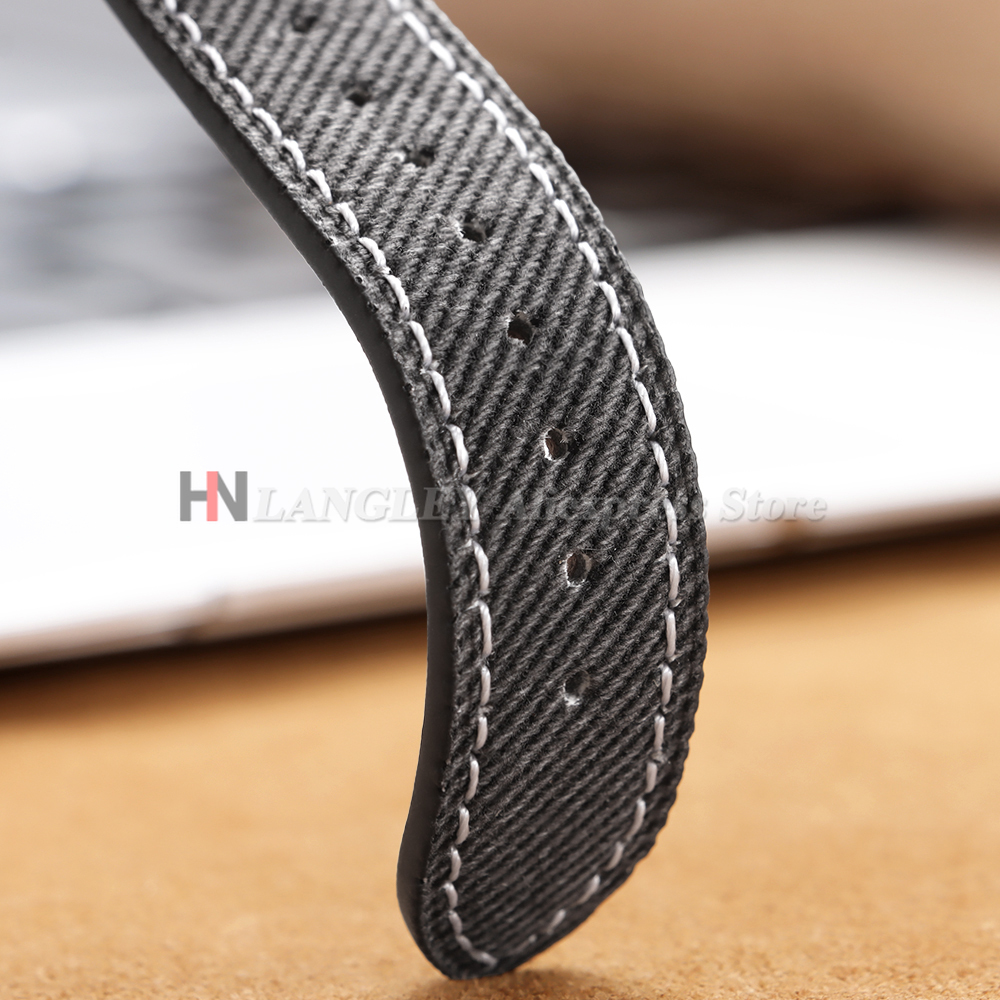 Denim Nylon Watch Strap Canvas - Leather Strap Quick Release recensie en prijs