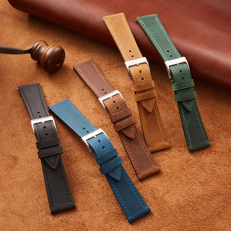 Vintage Watch Strap Quick Rele - Leather Strap Quick Release recensie en prijs
