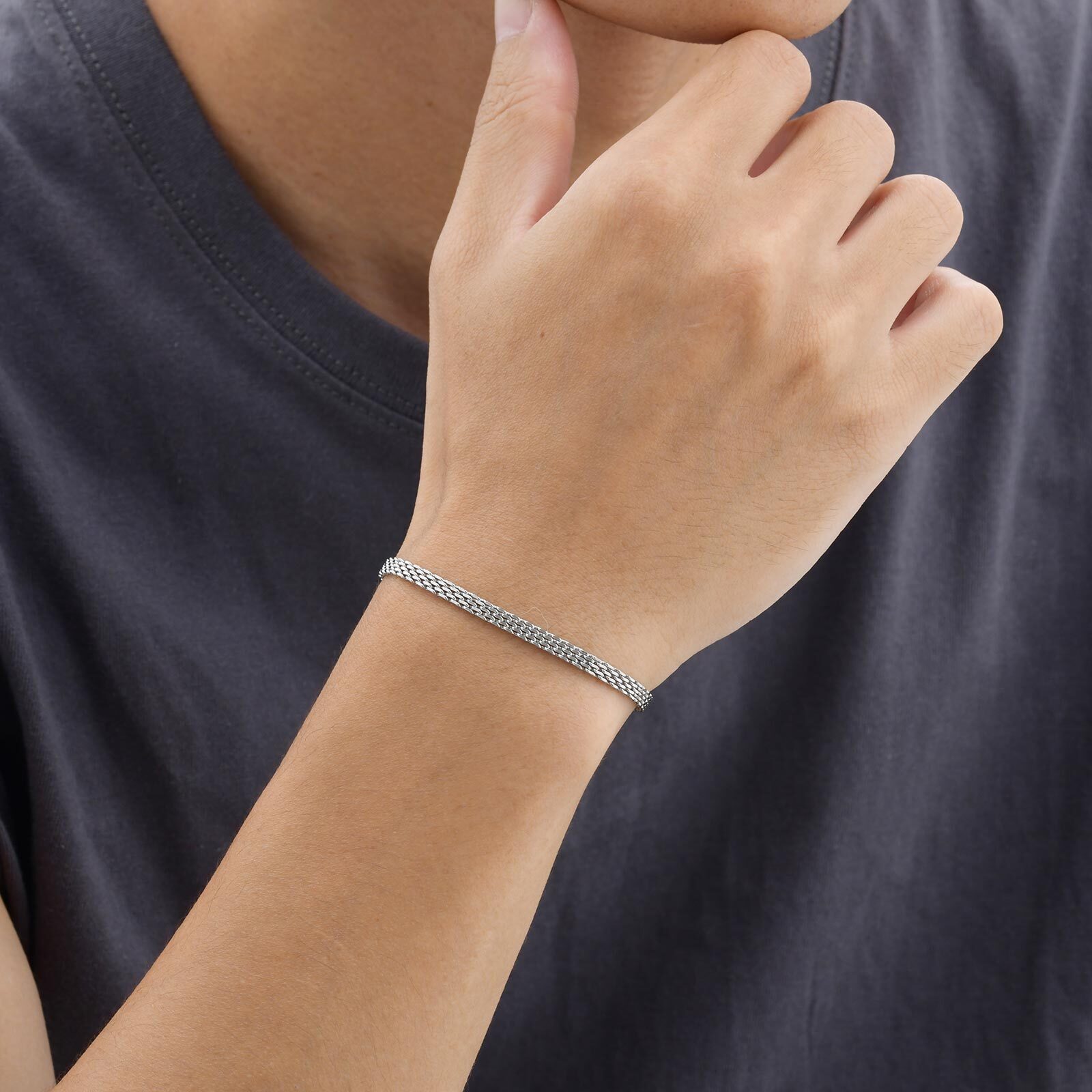 3/8mm Mesh Strap Chain Bracele - Mesh Strap Metal recensie en prijs