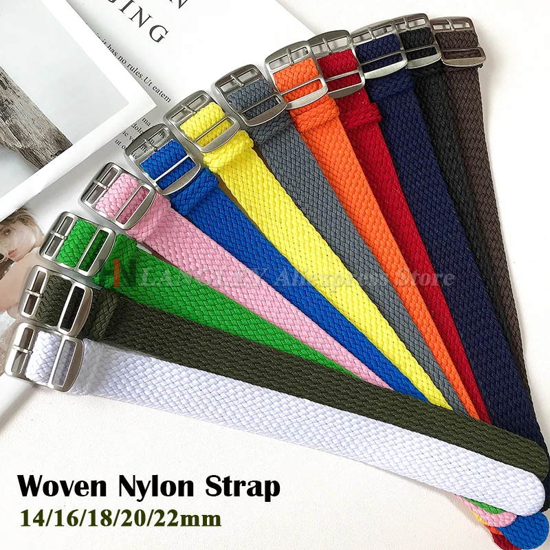 Fabric Woven Nylon Watch Band  - Perlon Strap Woven recensie en prijs