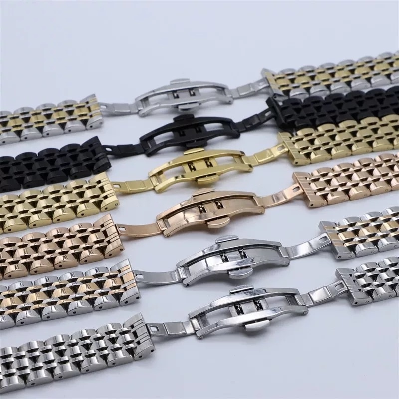 Solid Stainless Steel Watch Ba - Butterfly Clasp Deployant recensie en prijs