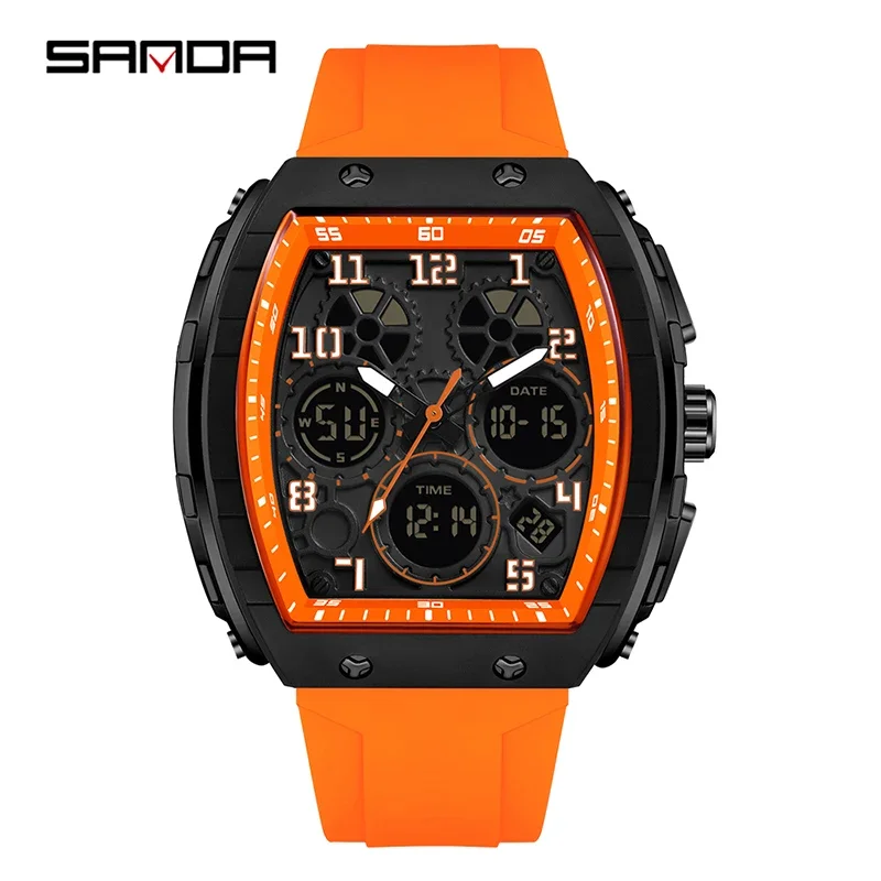SANDA 6157 New Fashion Men's E - Rubber Strap Diver recensie en prijs