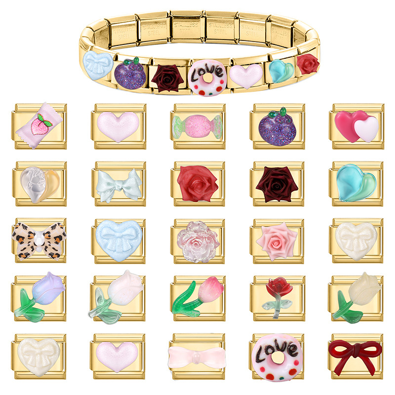 New Vintage Glitter Sun Flower - Butterfly Clasp Deployant recensie en prijs