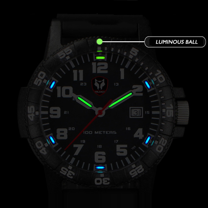 Hnlgnox Mens Pilot Watches Spo - Rubber Strap Diver recensie en prijs