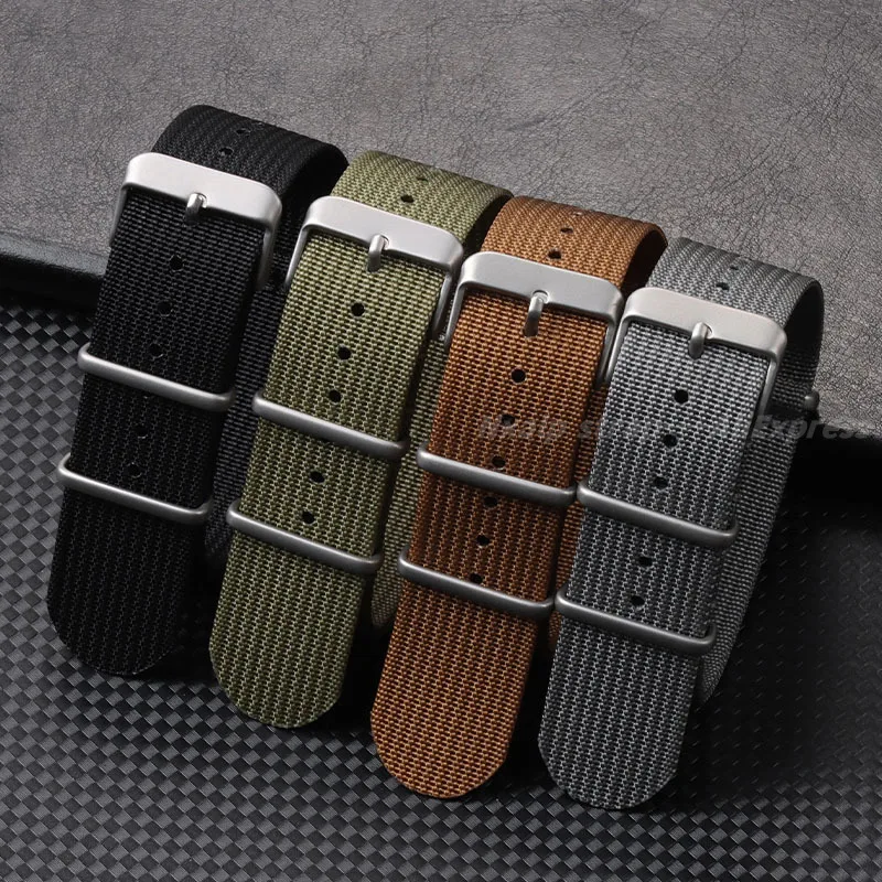 Ribbed Nylon Watch Strap 18mm  - Nato Strap Nylon recensie en prijs