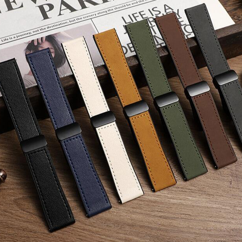 20 22mm 18mm Leather+Silicone  - Rubber Strap Diver recensie en prijs