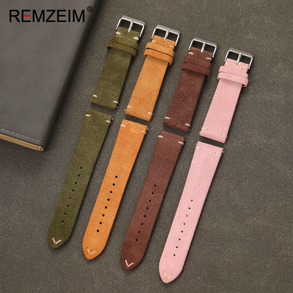 Unisex Suede Leather Watch Bel - Suede Strap Watch recensie en prijs
