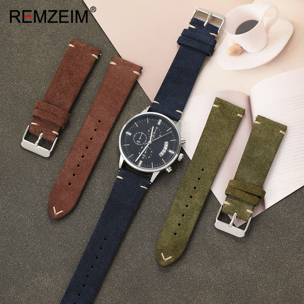 Unisex Suede Leather Watch Bel - Suede Strap Watch recensie en prijs