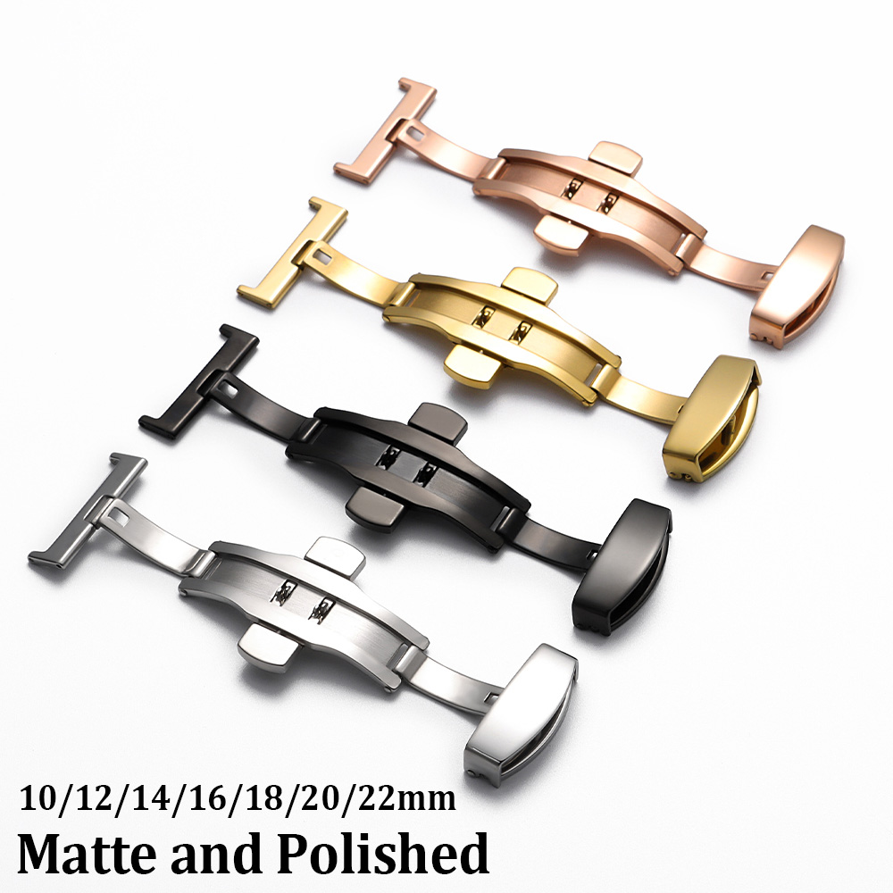 10/12/14/16/18/20/22mm Polishe - Butterfly Clasp Deployant recensie en prijs