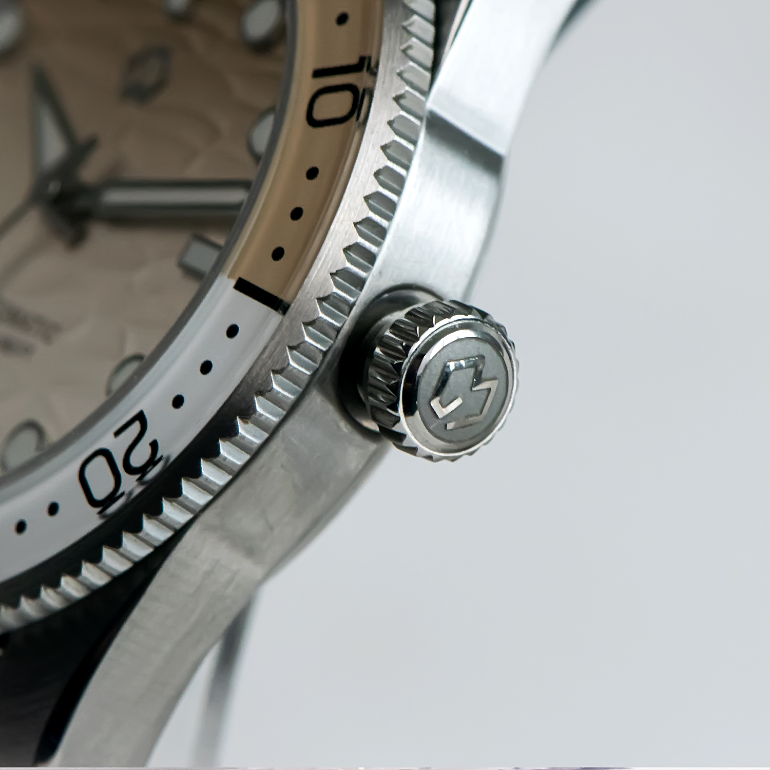 40mm Diver Watch Texture Men's - Rubber Strap Diver recensie en prijs