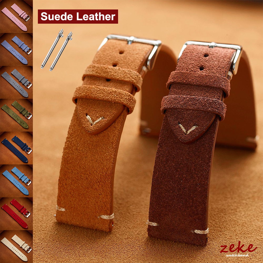 Brown Genuine Leather Watch Ba - Suede Strap Watch recensie en prijs