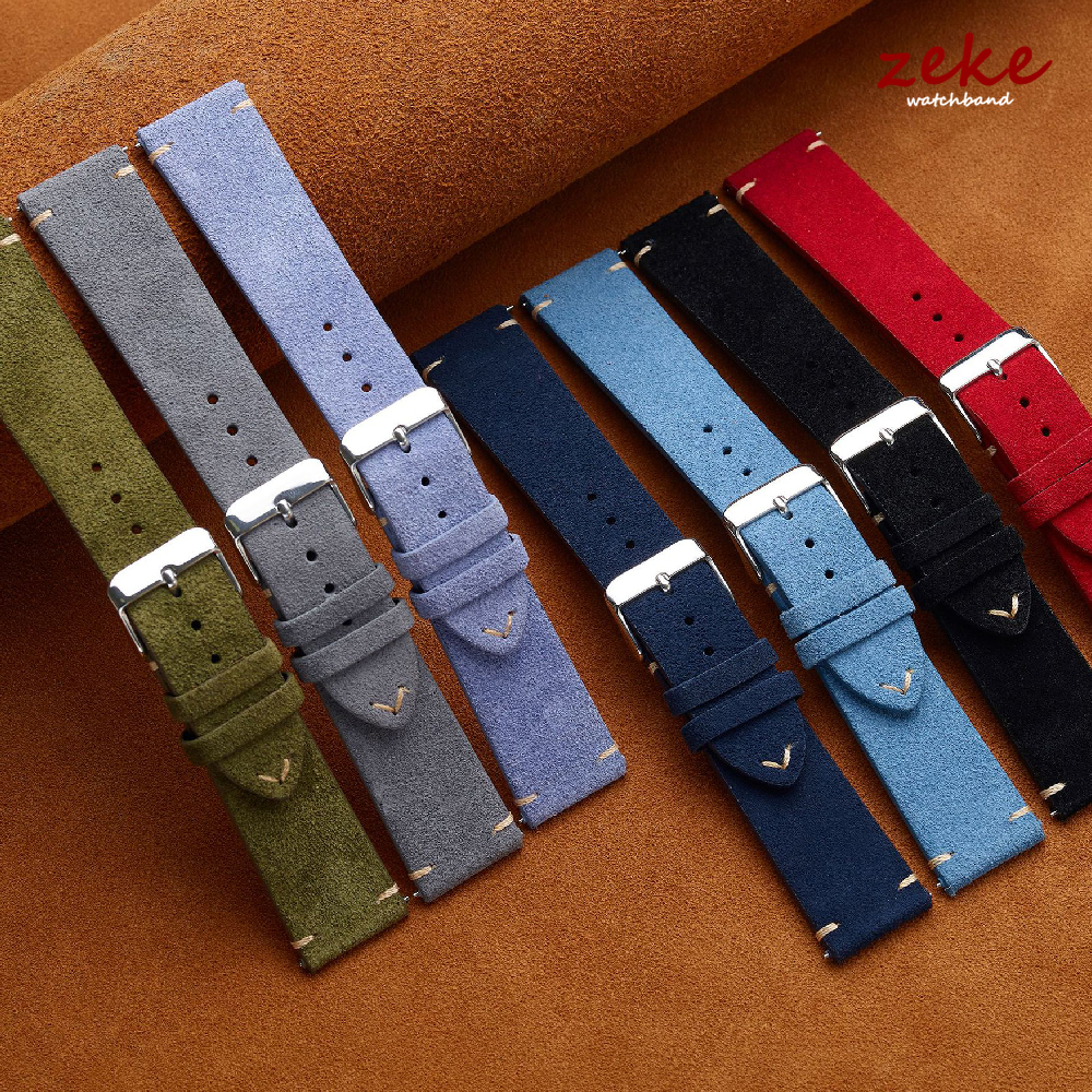 Brown Genuine Leather Watch Ba - Suede Strap Watch recensie en prijs
