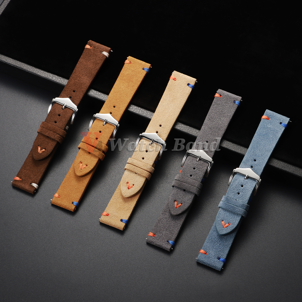 18mm 20mm 22mm Vintage Suede L - Suede Strap Watch recensie en prijs