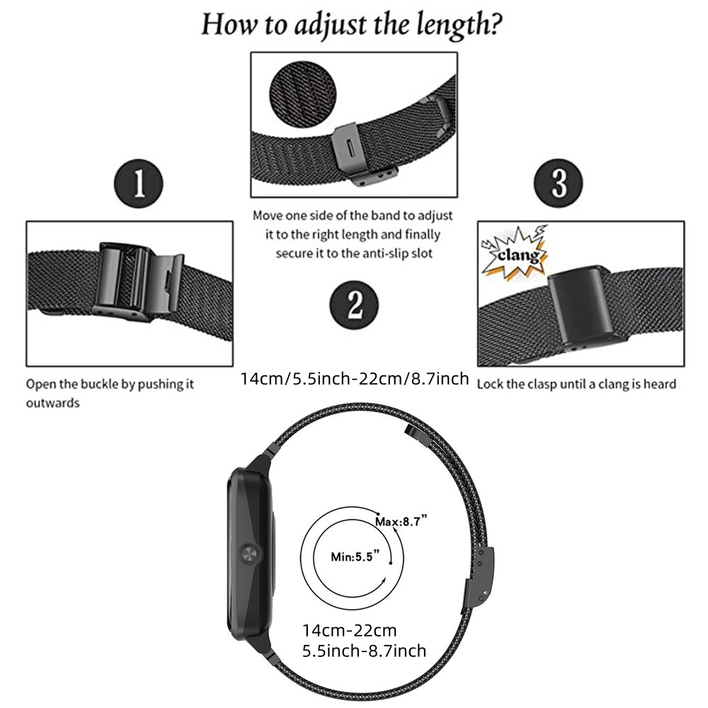 Metal Bands for Fitbit Versa 4 - Mesh Strap Metal recensie en prijs