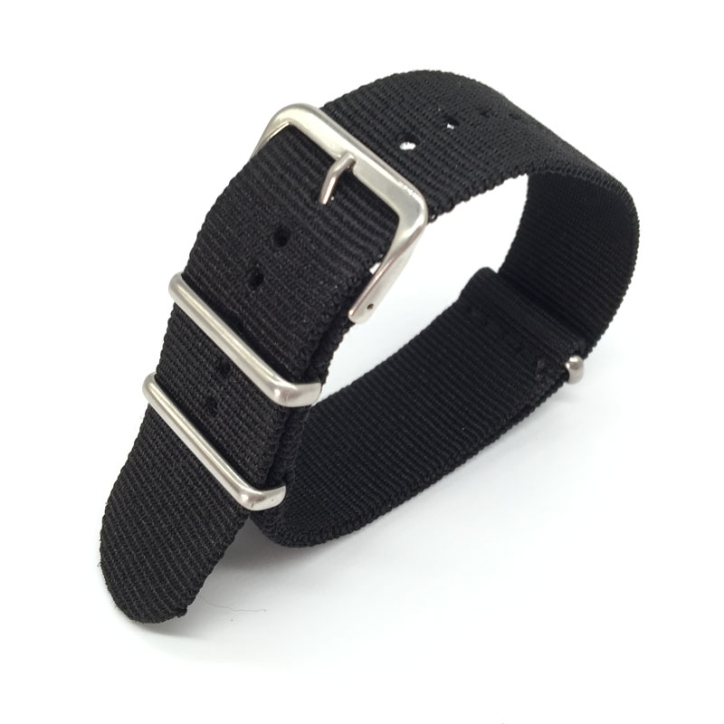 Black Nylon Strap for 16mm 18m - Nato Strap Nylon recensie en prijs