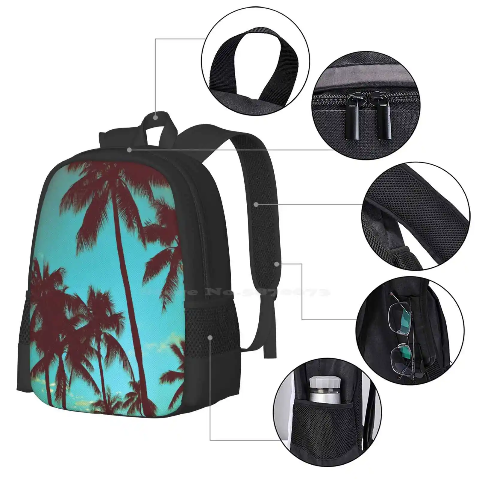 Vintage Tropical Palms Pattern - Tropic Strap Vintage recensie en prijs