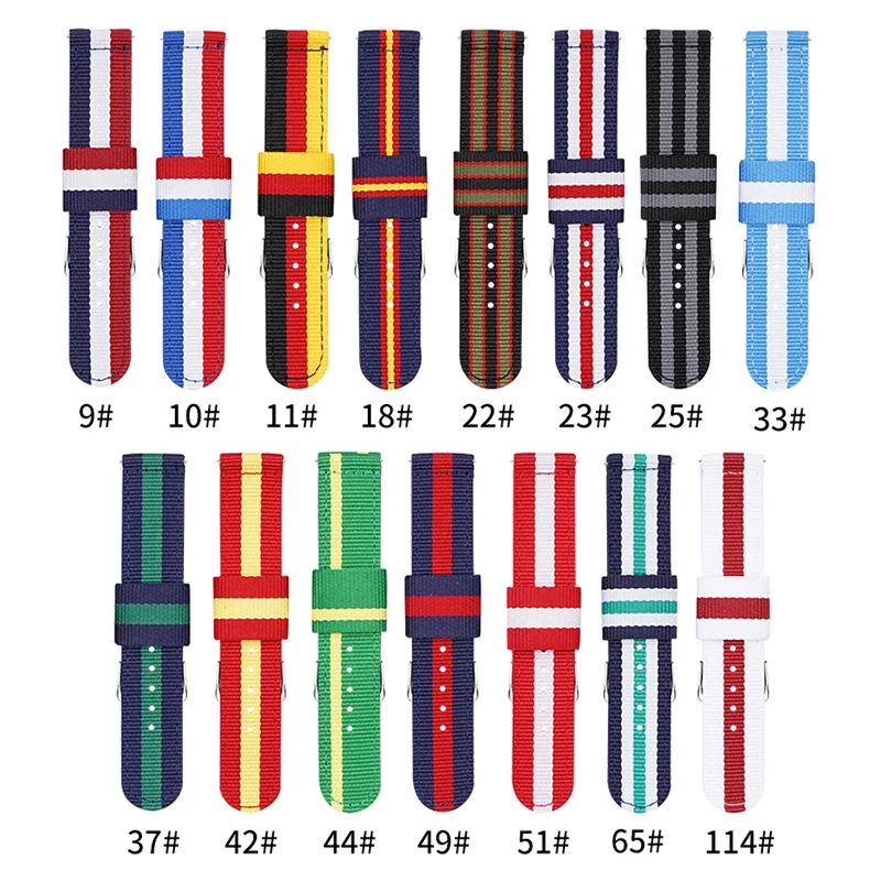 20mm 22mm Woven Nylon Strap fo - Nato Strap Nylon recensie en prijs