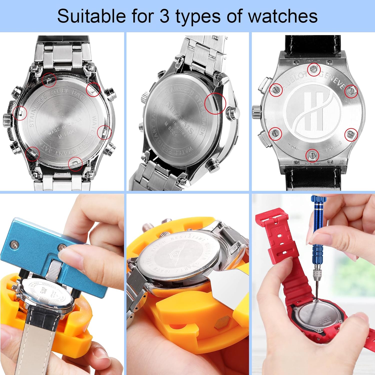 32 pcs Watch Battery Replaceme - Spring Bar Tool Set recensie en prijs