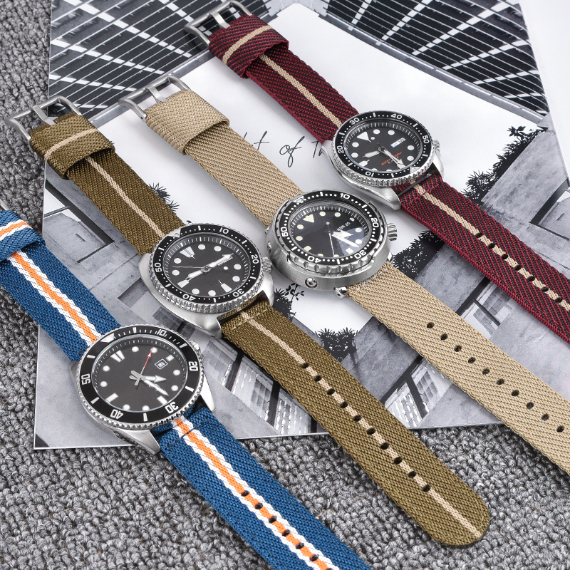 Woven Nylon Strap 18mm 20mm 22 - Nato Strap Nylon recensie en prijs