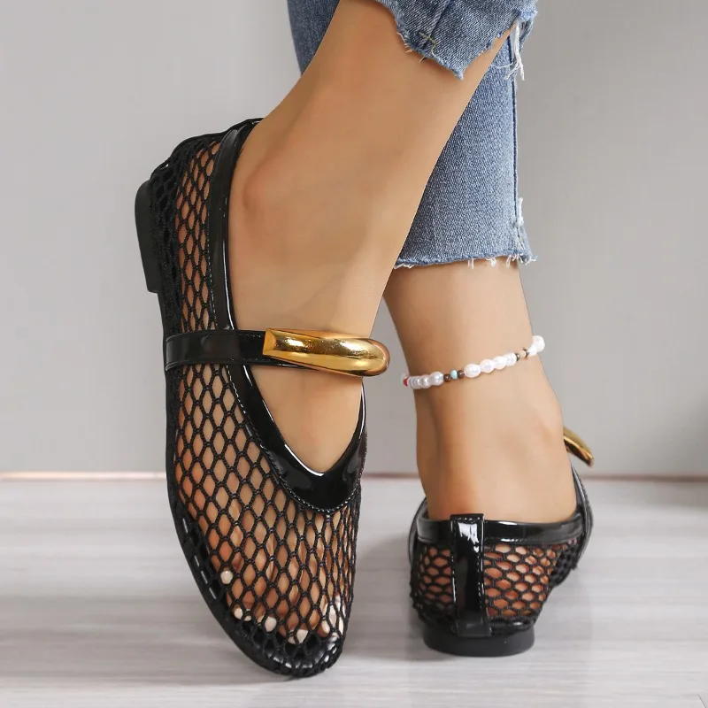Women's Breathable Summer Roun - Mesh Strap Metal recensie en prijs